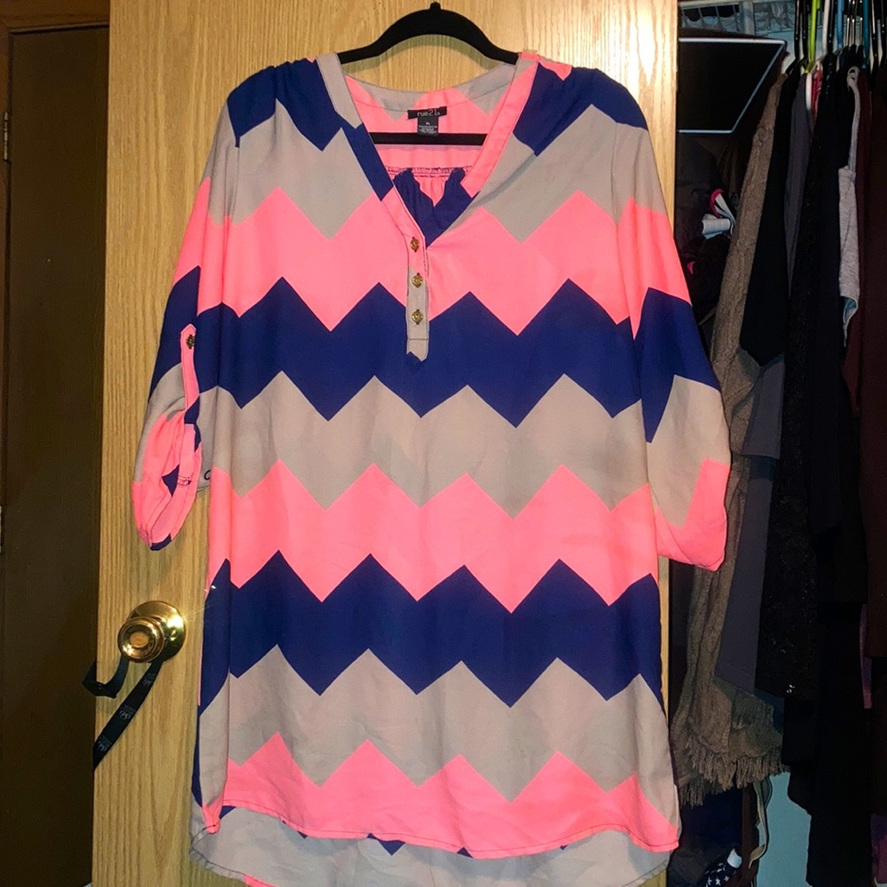 Chevon tunic